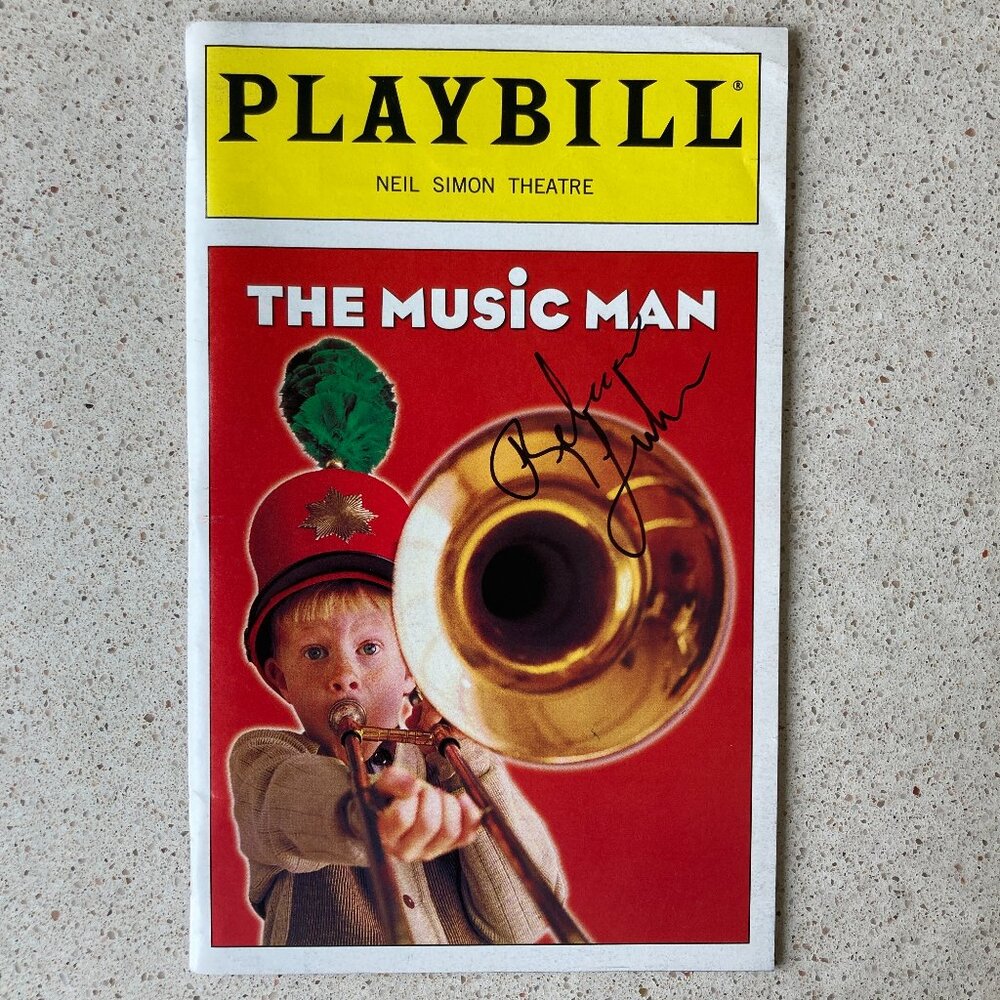 Rebecca Luker (Only) Signed Playbill The Music Man Broadway 2000 Craig Bierko